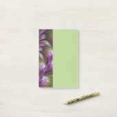 Kleurrijke Abstract Paarse Khaki Fractale Kunst Post-it® Notes (Op bureau)