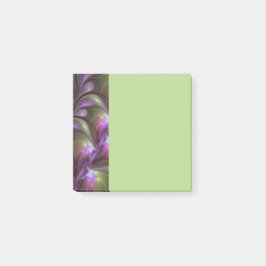 Kleurrijke Abstract Paarse Khaki Fractale Kunst Post-it® Notes