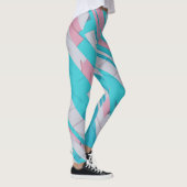 Kleurrijke Abstract Patroon All-over-Print Legging (Rechts)
