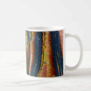 Kleurrijke abstract van een Tijgeroog Koffiemok
