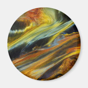 Kleurrijke abstract van Pietersite Magneet