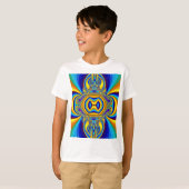 Kleurrijke Abstracte Achtergrond-14334 T-shirt (Voorkant volledig)