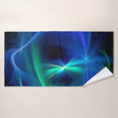 kleurrijke abstracte achtergrond abstract, kunst, badhanddoek (Badhanddoek)
