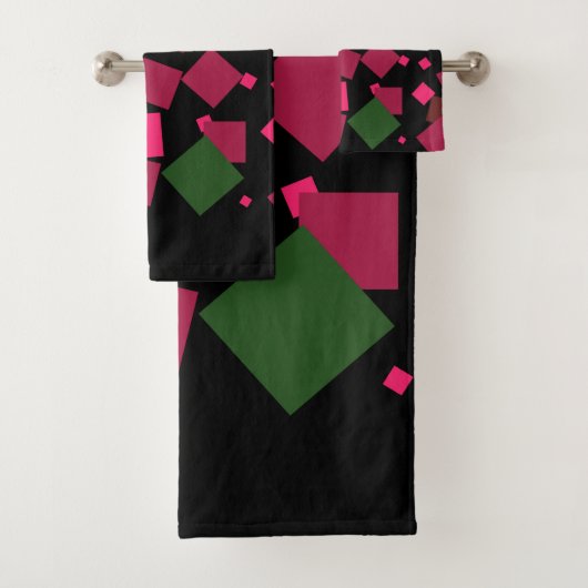 Kleurrijke abstracte achtergrond bad handdoek (Insitu)