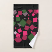 Kleurrijke abstracte achtergrond bad handdoek (Handdoek)