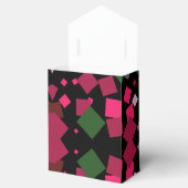 Kleurrijke abstracte achtergrond bedankdoosjes (Geopend)