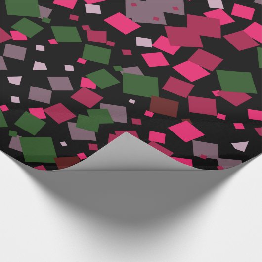 Kleurrijke abstracte achtergrond cadeaupapier (Hoek)