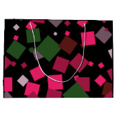 Kleurrijke abstracte achtergrond groot cadeauzakje (Achterkant)