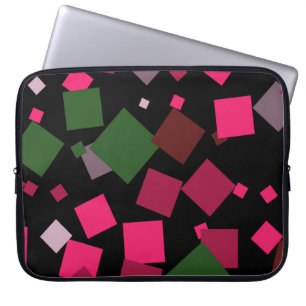Kleurrijke abstracte achtergrond laptop sleeve