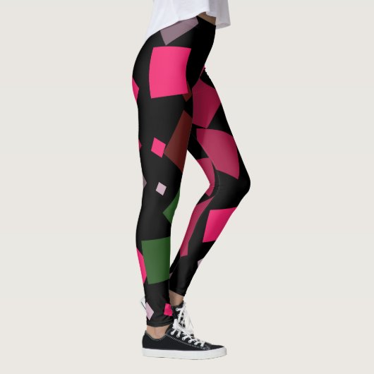 Kleurrijke abstracte achtergrond leggings (Rechts)