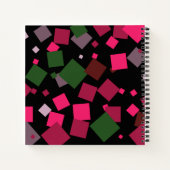Kleurrijke abstracte achtergrond notitieboek (Achterkant)