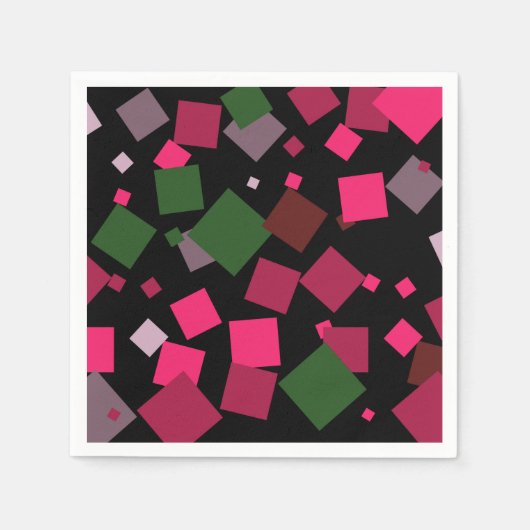 Kleurrijke abstracte achtergrond servet (Voorkant)