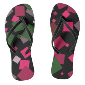 Kleurrijke abstracte achtergrond teenslippers (Voetbed)