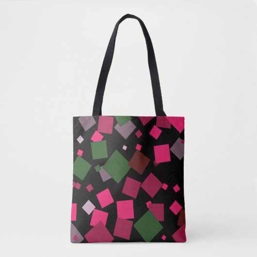 Kleurrijke abstracte achtergrond tote bag (Voorkant)