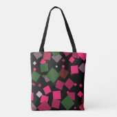 Kleurrijke abstracte achtergrond tote bag (Achterkant)