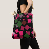 Kleurrijke abstracte achtergrond tote bag (Dichtbij)