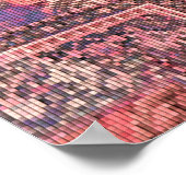 kleurrijke abstracte achtergrond van digitaal ontw poster (Hoek)