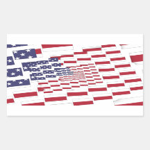 Kleurrijke Abstracte Amerikaanse vlag | Voornaamst
