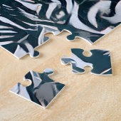 Kleurrijke Abstracte anananasappelvrucht, moeilijk Legpuzzel (Zijkant)