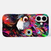 Kleurrijke Abstracte anime meisje Case-Mate iPhone Case (Achterkant (horizontaal))