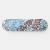 Kleurrijke Abstracte Art Print Persoonlijk Skateboard (Horizontaal)