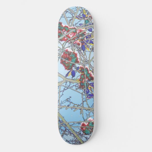 Kleurrijke Abstracte Art Print Persoonlijk Skateboard (Voorkant)