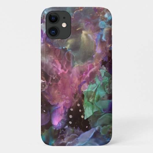 Kleurrijke Abstracte Art Space Nebula Case-Mate iPhone Case (Achterkant)