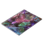Kleurrijke Abstracte Art Space Nebula Notitieboek (Linkerzijde)