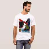 Kleurrijke Abstracte art T-Shirt (Voorkant volledig)