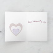 Kleurrijke Abstracte Art Valentijn Feestdagen Kaart (Binnen)