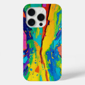 Kleurrijke Abstracte Art Vibrant Paint Case-Mate iPhone Case (Achterkant)