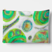 Kleurrijke Abstracte Art Zipper Pouch Etui (Voorkant)