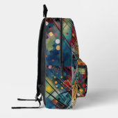 Kleurrijke Abstracte artiest Bedrukte Rugzak (Links)