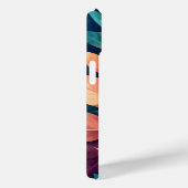 Kleurrijke Abstracte Bladeren Case-Mate iPhone Case (Achterkant / Rechts)
