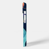 Kleurrijke Abstracte Bladeren Case-Mate iPhone Case (Achterkant / Links)