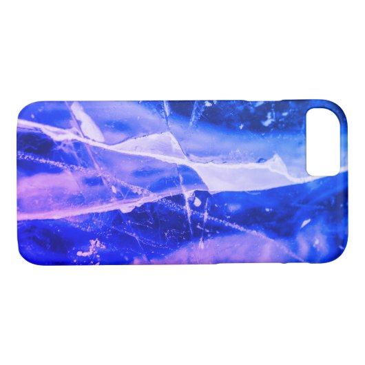 Kleurrijke Abstracte blauw-blauwe marine legging Case-Mate iPhone Case (Achterkant (Horizontaal))