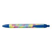 Kleurrijke abstracte blends pastels jouw tekst pen (Achterkant)