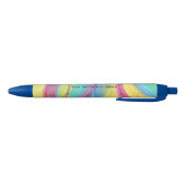 Kleurrijke abstracte blends pastels jouw tekst pen (Bodem)