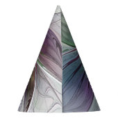 Kleurrijke Abstracte Bloem Moderne Bloemrijke Frac Feesthoedjes (Achterkant)