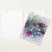Kleurrijke Abstracte Bloem Moderne Bloemrijke Frac Planner (Display)