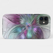 Kleurrijke Abstracte bloem Moderne fractale kunst Case-Mate iPhone Case (Achterkant (horizontaal))
