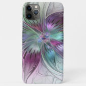 Kleurrijke Abstracte bloem Moderne fractale kunst Case-Mate iPhone Case (Achterkant)