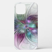 Kleurrijke Abstracte bloem Moderne fractale kunst Case-Mate iPhone Case (Achterkant)