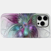 Kleurrijke Abstracte bloem Moderne fractale kunst Case-Mate iPhone Case (Achterkant (horizontaal))