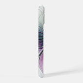 Kleurrijke Abstracte bloem Moderne fractale kunst iPhone 15 Case (Rechterkant)