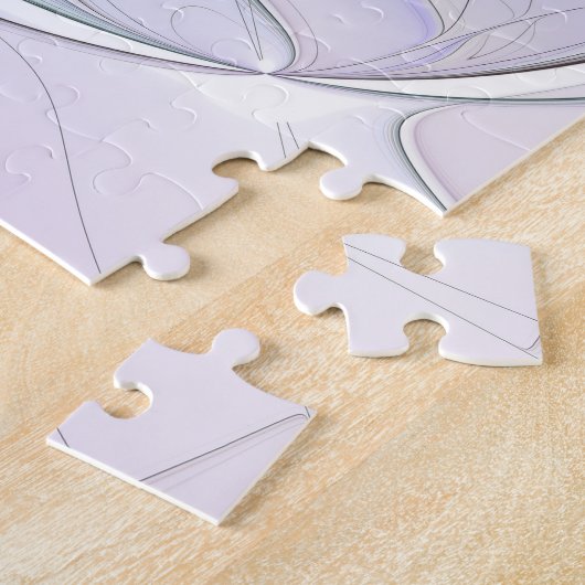 Kleurrijke Abstracte bloem Moderne fractale kunst Legpuzzel (Zijkant)