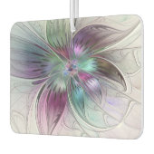 Kleurrijke Abstracte bloem Moderne fractale kunst Luchtverfrisser (Links)