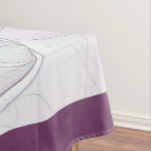 Kleurrijke Abstracte bloem Moderne fractale kunst Tafelkleed (Voorbeeld)