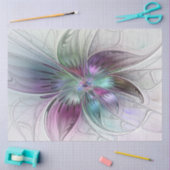 Kleurrijke Abstracte bloem Moderne fractale kunst Tissuepapier (Craft)
