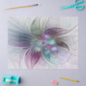 Kleurrijke Abstracte bloem Moderne fractale kunst Tissuepapier (Craft)